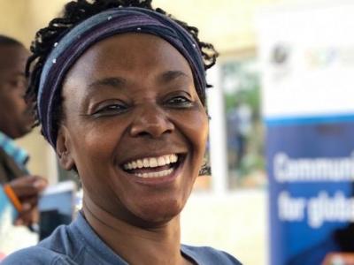 Susan Matindi Waithaka smiling